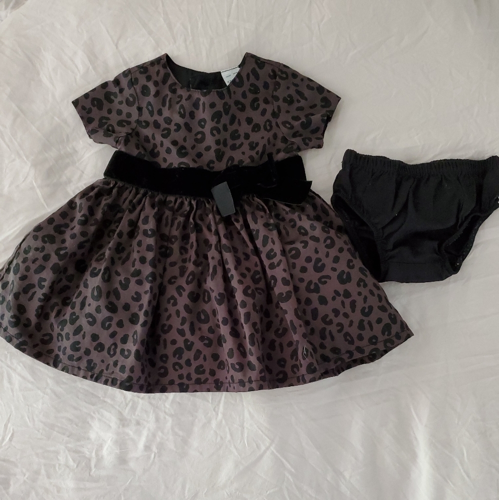 Carter's Leopard Print Dress and Bloomers